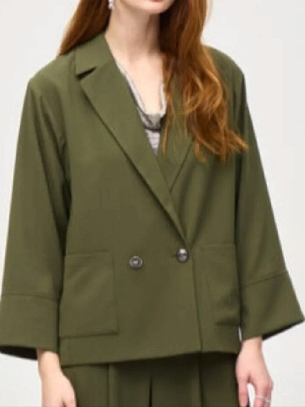 NWT Olive Green Blazer / Jacket JOSEPH RIBKOFF M 10 L 14